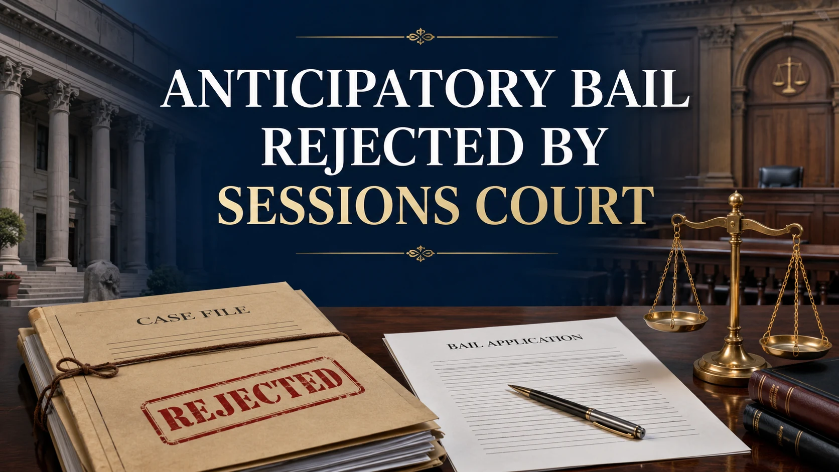 What Happens After the Sessions Court Rejects Anticipatory Bail?