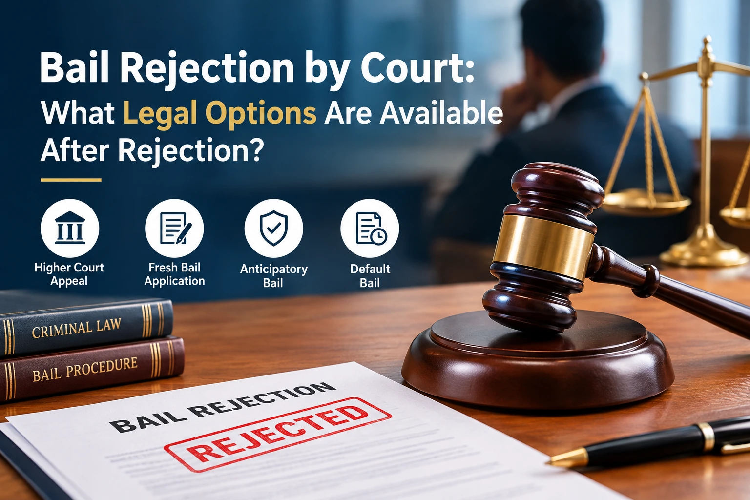 Bail Rejection Options in India What to Do Next