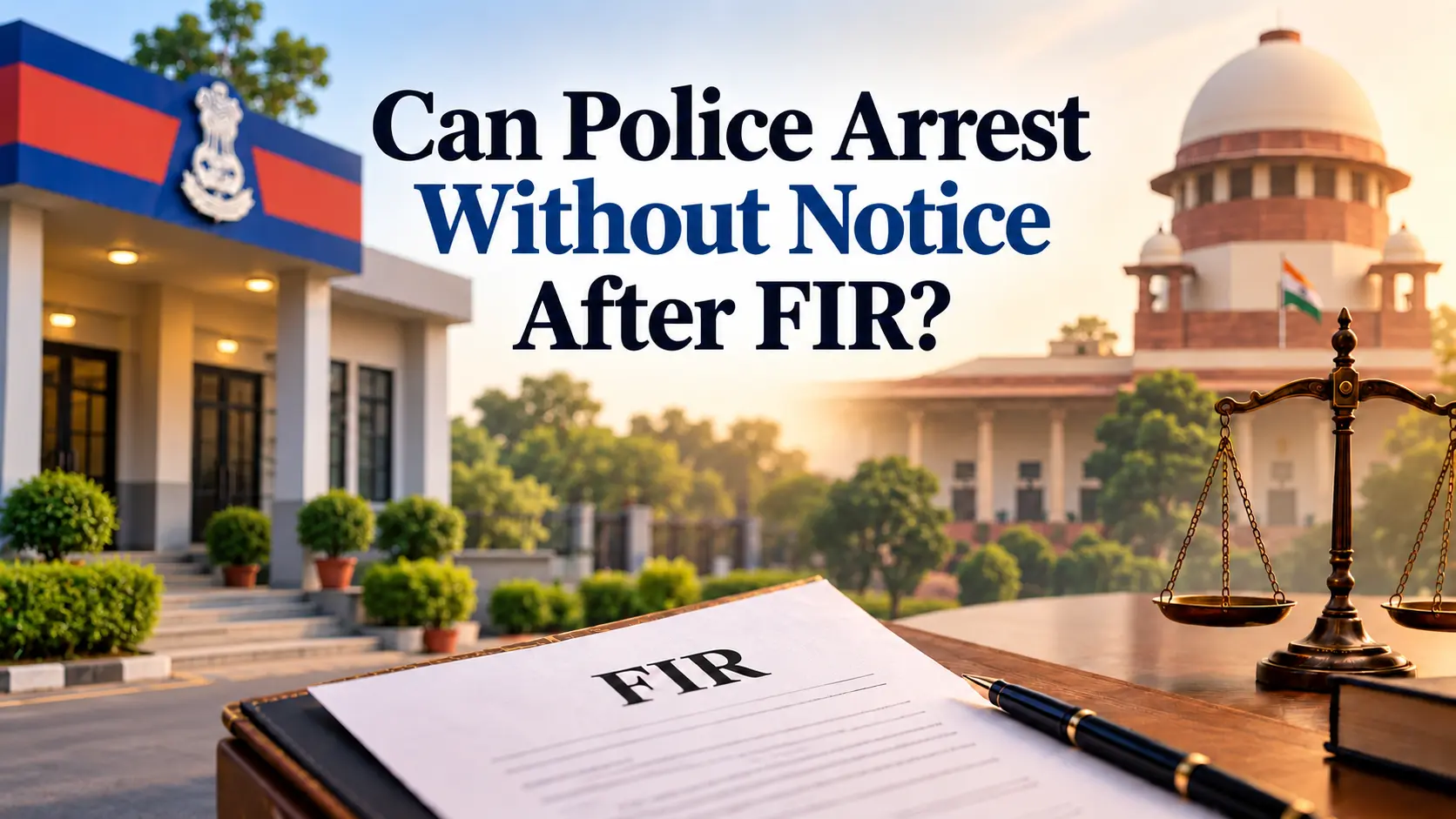 Can Police Arrest Without Notice After FIR?