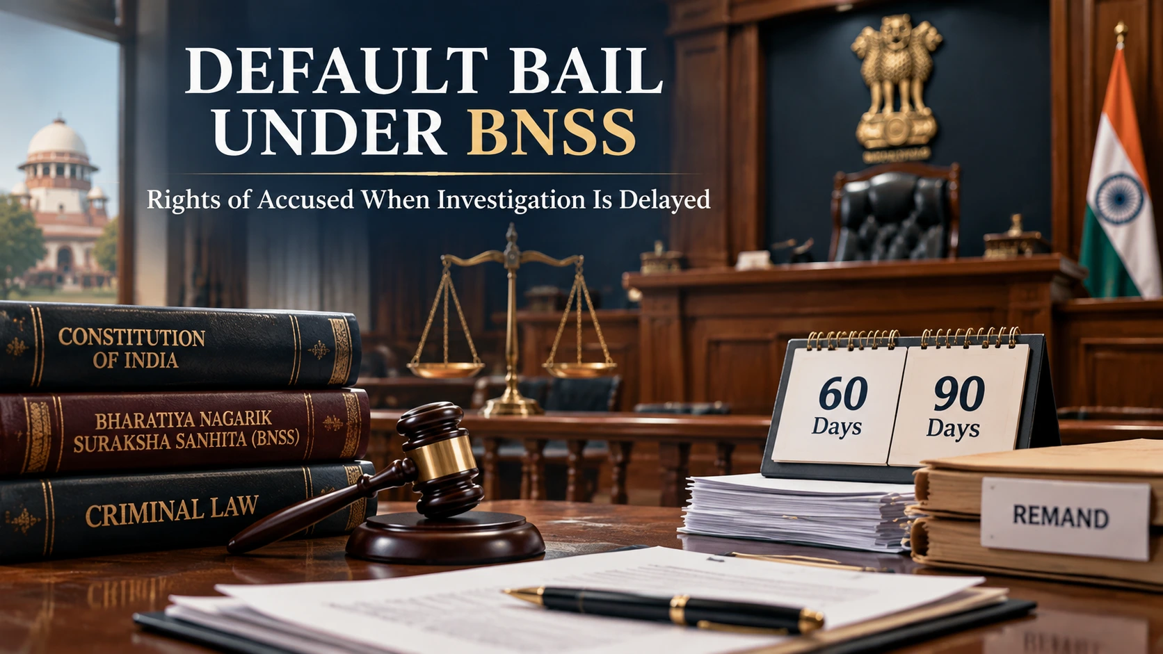 Default Bail Under BNSS Rights of Accused When Investigation Is Delayed
