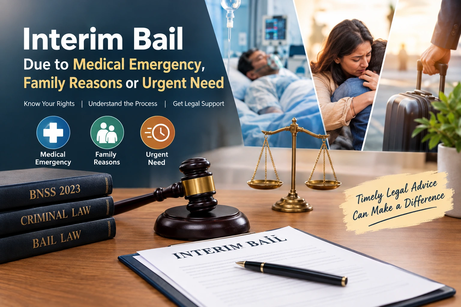 Interim Bail for Medical or Family Emergency