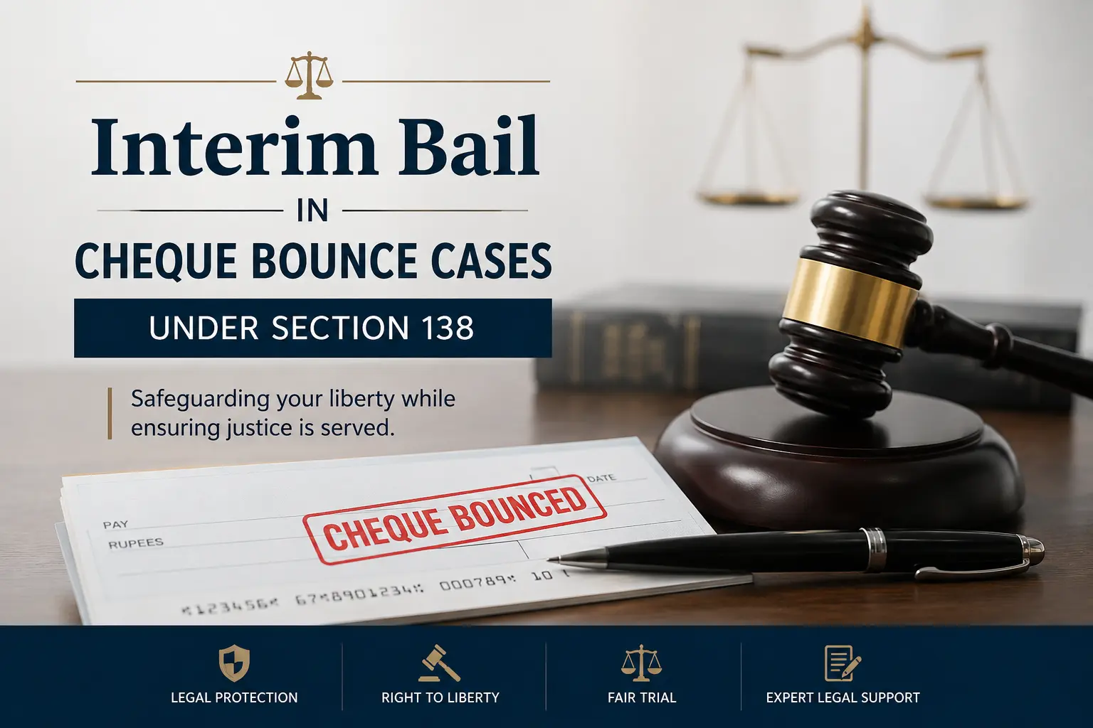 Interim Bail in Cheque Bounce Cases Under Section 138 NI Act