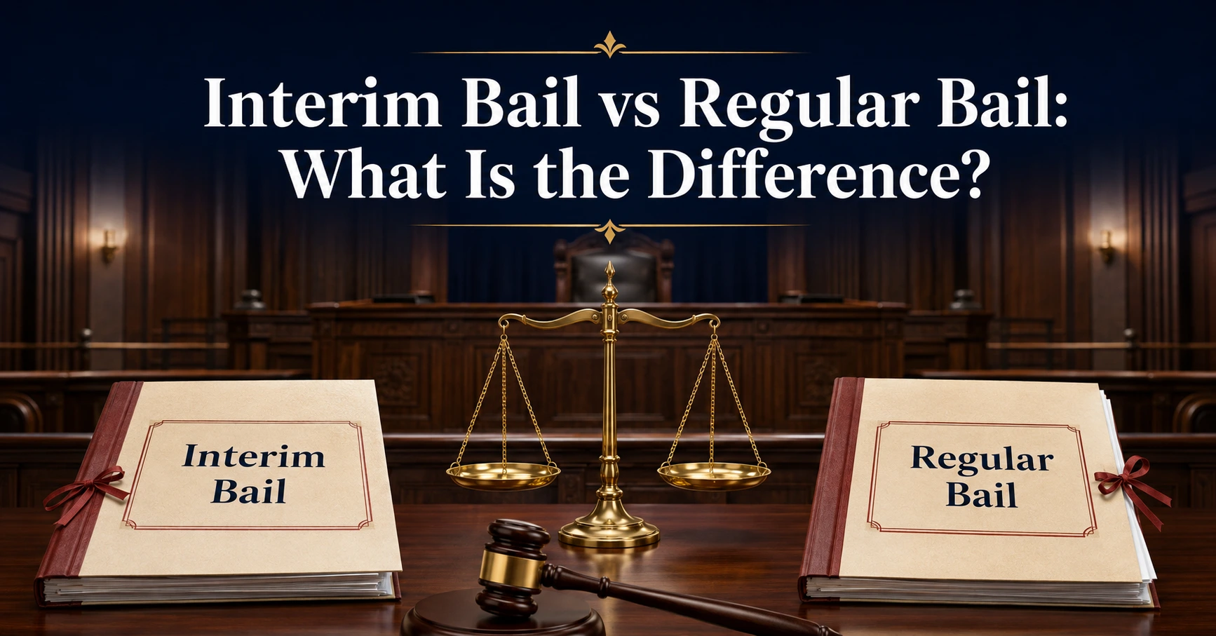 Interim Bail vs Regular Bail Key Differences in India